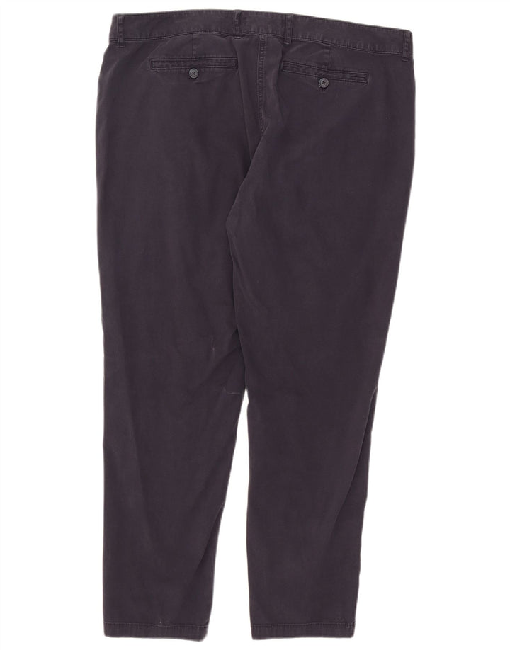 Pantaloni chino drepti pentru femei Marks & Spencer W38 L28 bleumarin
