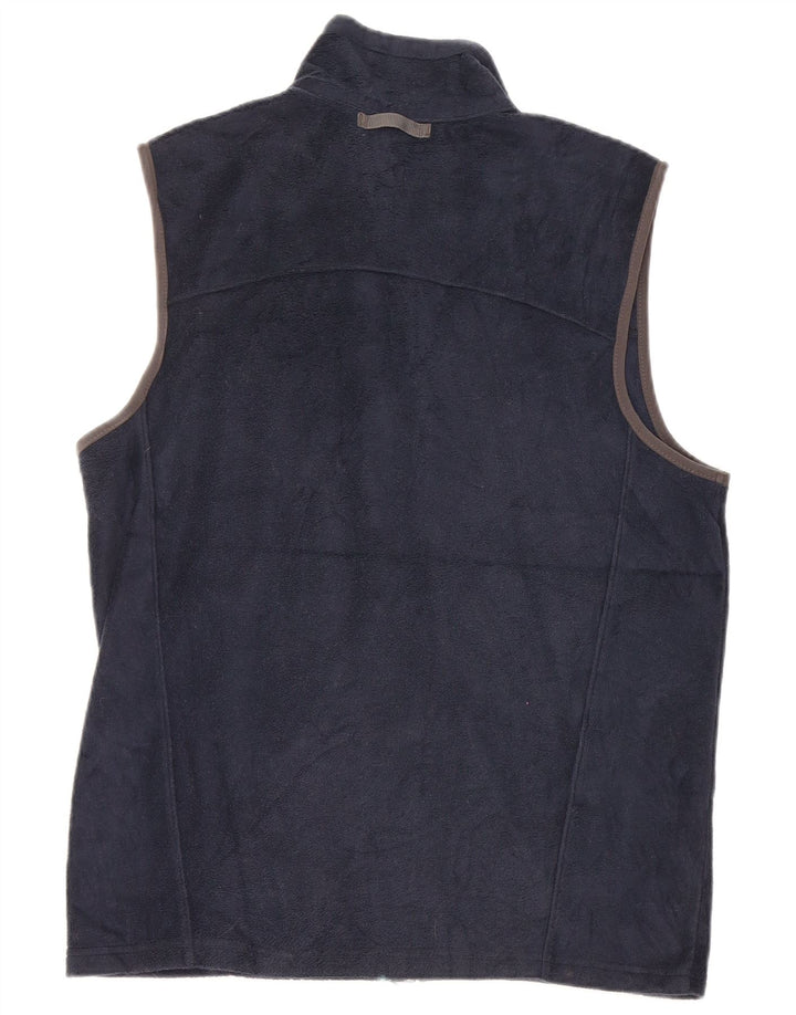 EDDIE BAUER Gilet pentru bărbați din lână UK 36 Poliester bleumarin mic
