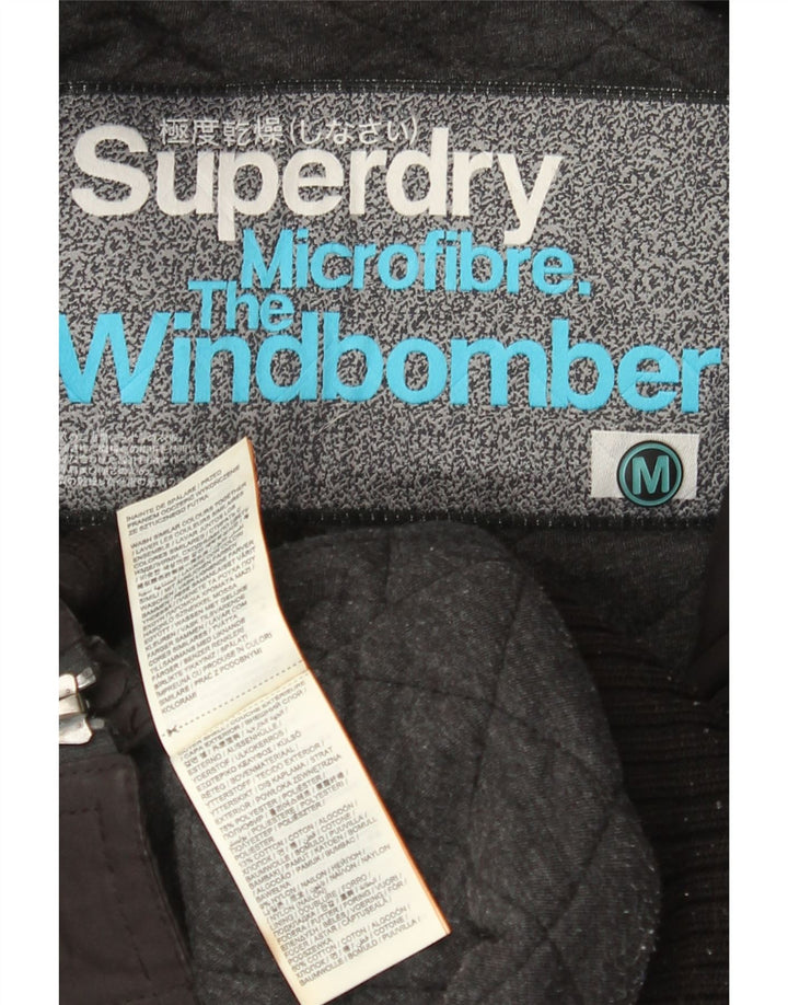 Jachetă Windbomber Superdry pentru femei, UK 14 Medium Black