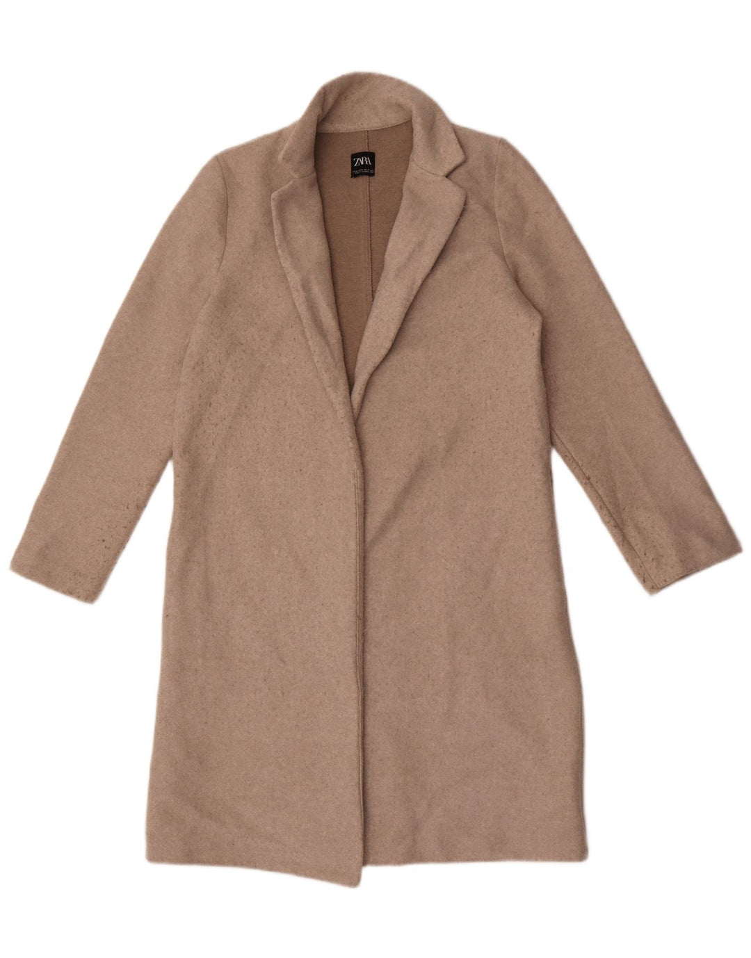 Pardesiu deschis pentru femei Zara UK 14 Medium Gri Poliester