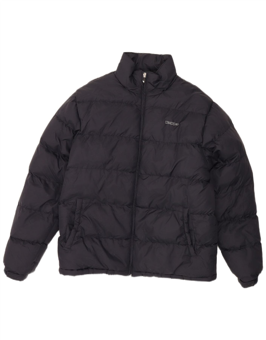 Jachetă căptușită cu grafică pentru bărbați KAPPA UK 40 Poliester mare bleumarin