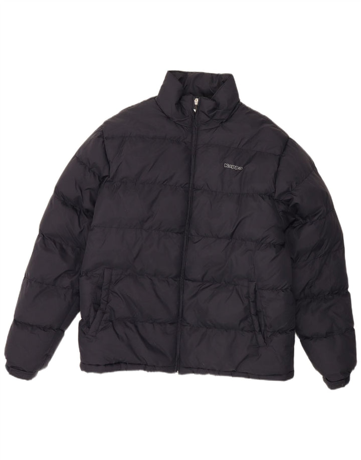 Jachetă căptușită cu grafică pentru bărbați KAPPA UK 40 Poliester mare bleumarin