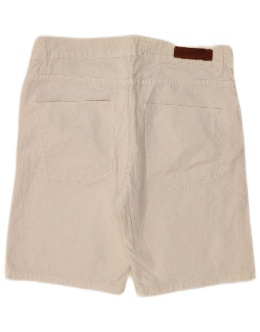 Pantaloni scurți din denim pentru bărbați Zara EU 44 Large W34 White