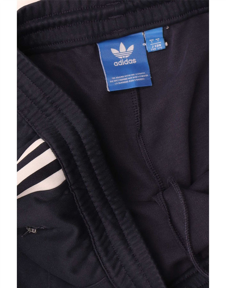 Pantaloni de trening Adidas pentru bărbați, mari, albastru, poliester