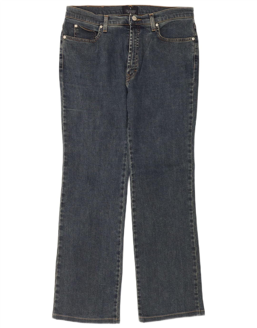 Trussardi Blugi Bootcut pentru Damă W32 L30 Bumbac Albastru