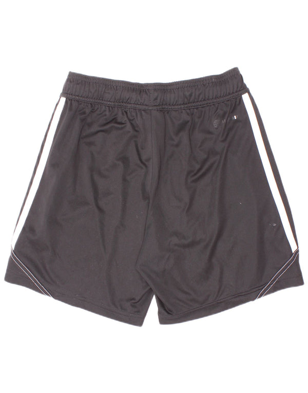 Pantaloni scurți sport Aeroready Adidas pentru băieți 9-10 ani poliester negru