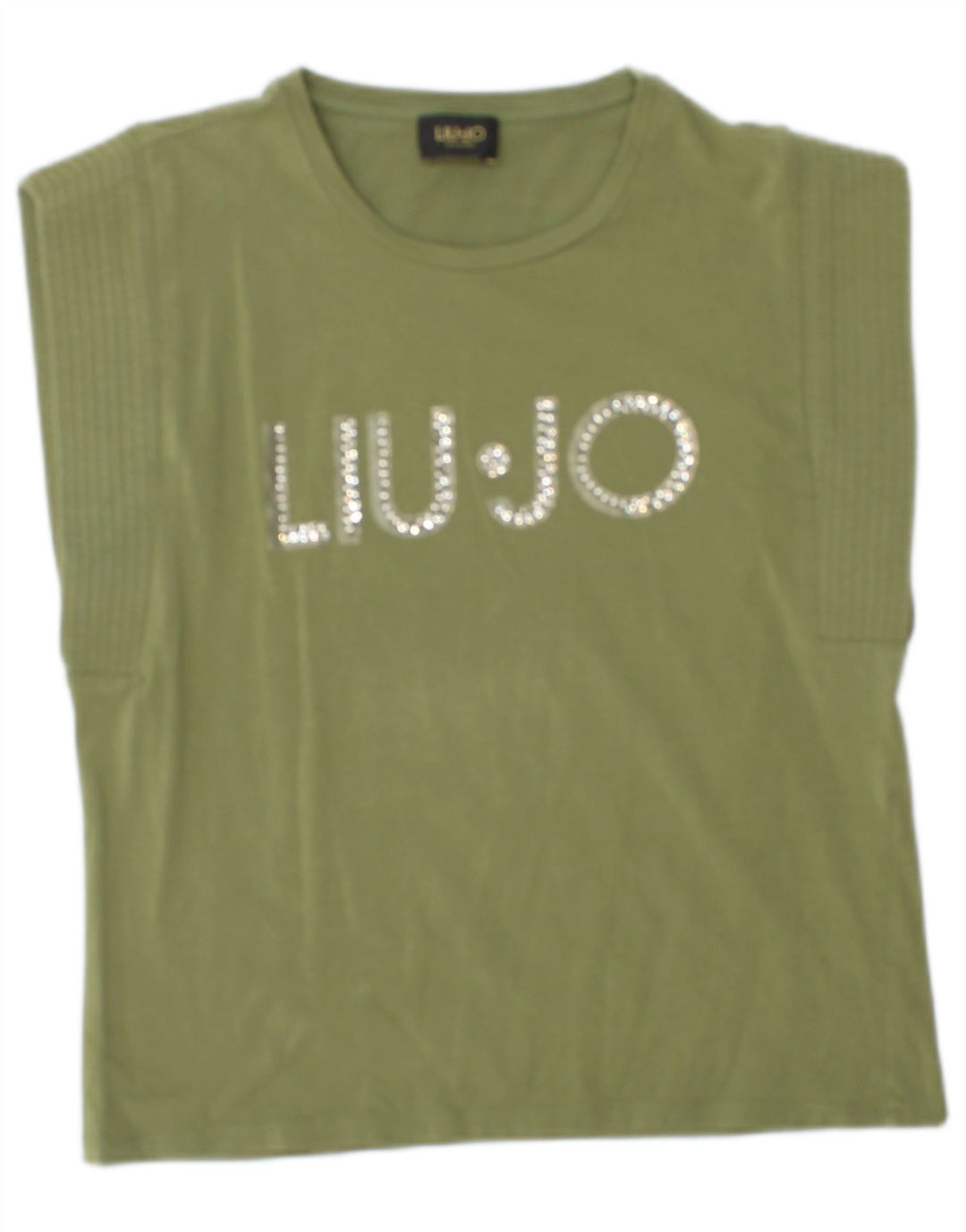 Tricou grafic pentru femei LIU JO Top UK 12 Medium Green