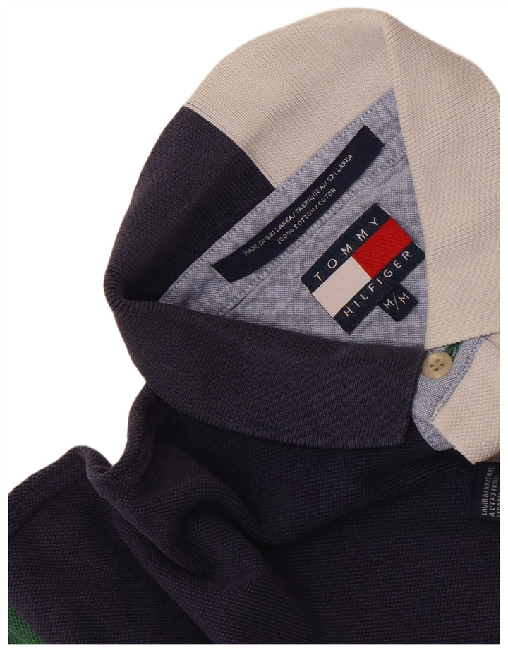 Tricou polo Tommy Hilfiger pentru bărbați, bumbac color bloc mediu, multicolor