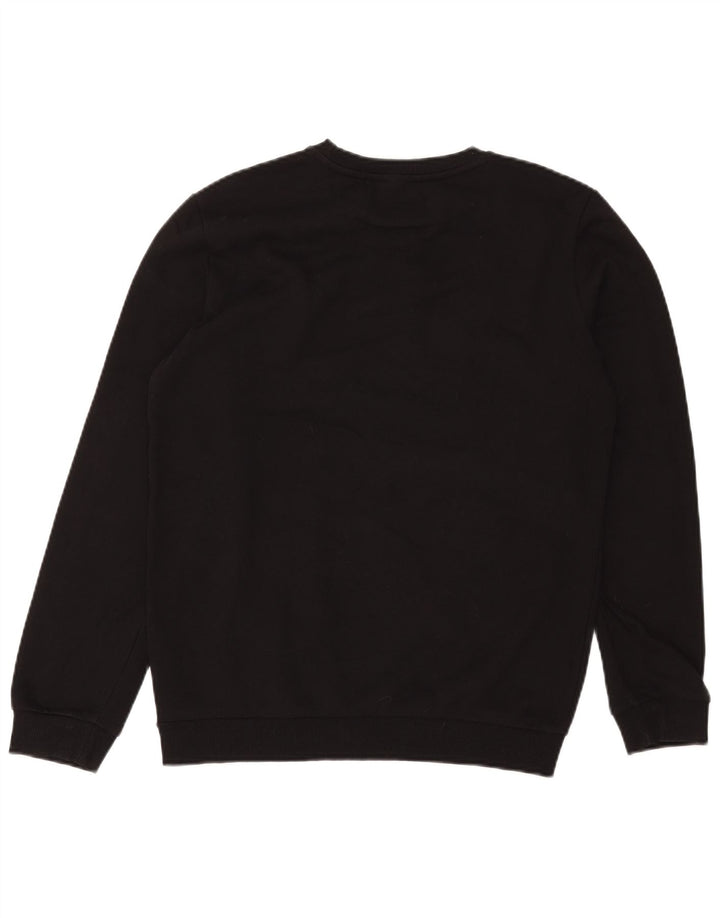 Pulover grafic pentru bărbați Puma, bumbac mic, negru