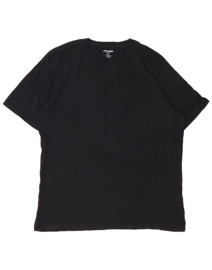 Jack & Jones Tricou Bărbați Top 2XL Bumbac Negru