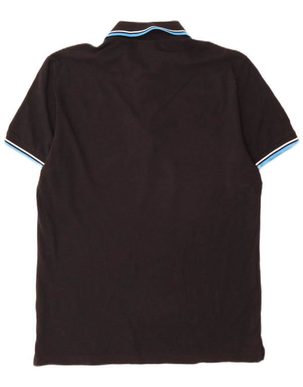 Tricou polo pentru bărbați Diadora XL, bumbac cu dungi negre