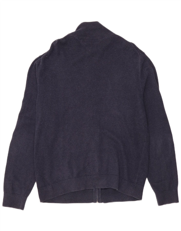 Pulover cardigan pentru bărbați Tommy Hilfiger 2XL bumbac bleumarin