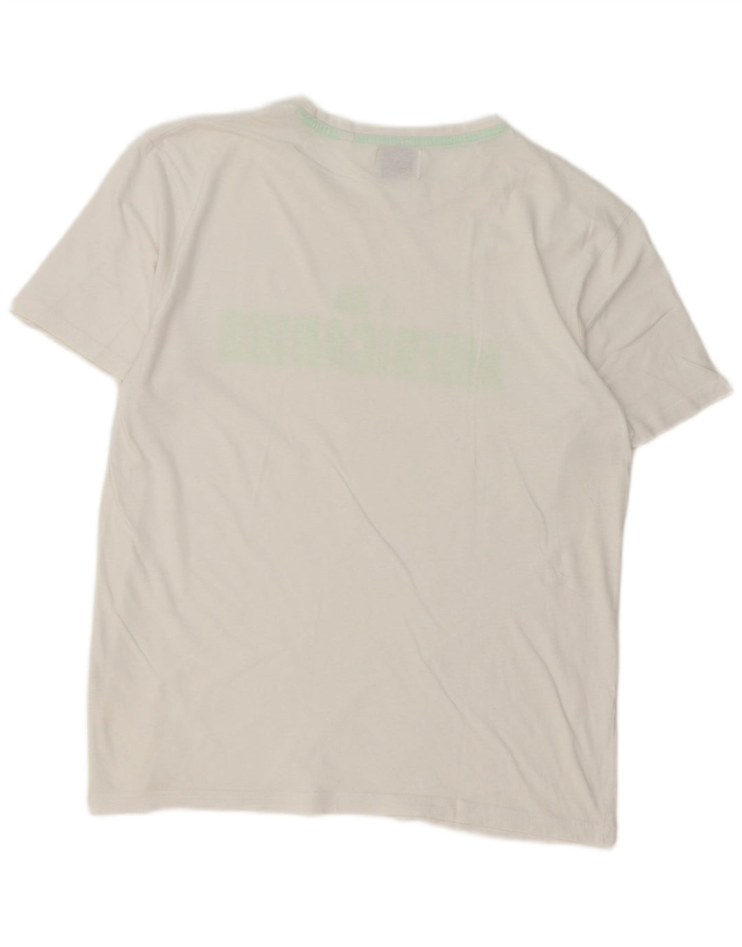 Americanino Tricou cu grafică obișnuită pentru bărbați Top mediu din bumbac alb