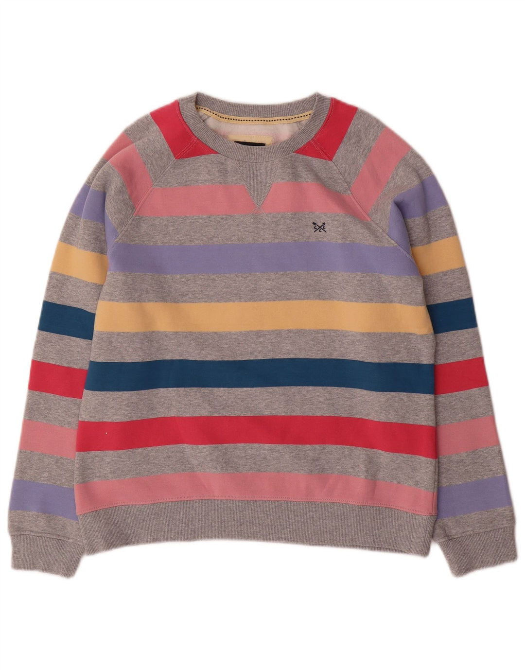 CREW CLOTHING Hanorac pentru femei Pulover UK 10 Mic, multicolore, cu dungi
