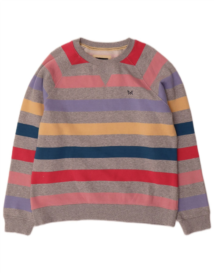 CREW CLOTHING Hanorac pentru femei Pulover UK 10 Mic, multicolore, cu dungi
