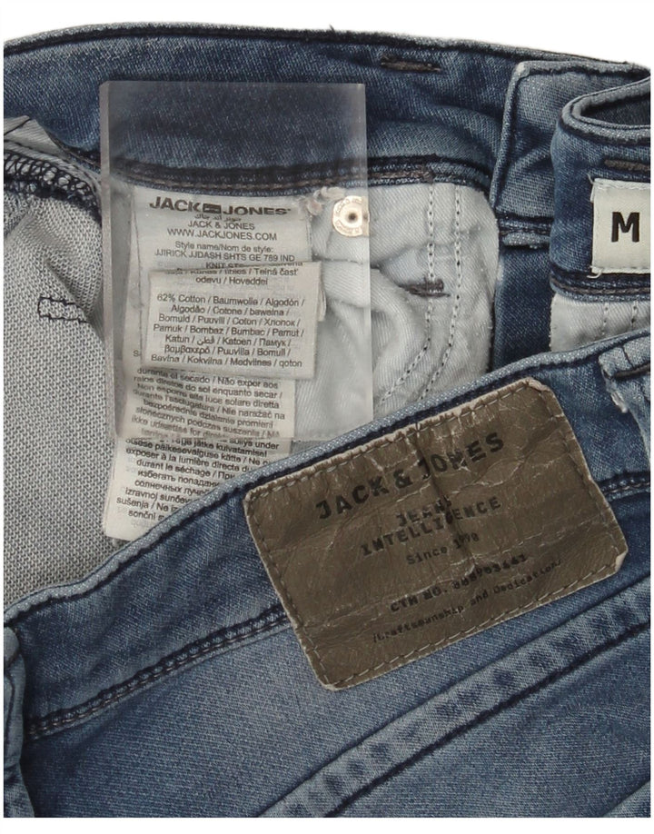 Pantaloni scurți din denim Jack & Jones pentru bărbați, mediu W30, bumbac albastru