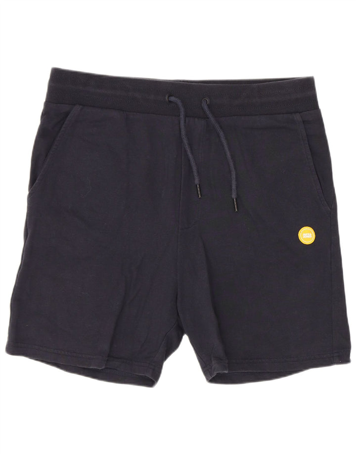 Pantaloni scurți sport Jack & Jones pentru bărbați, bumbac, albastru bleumarin mediu