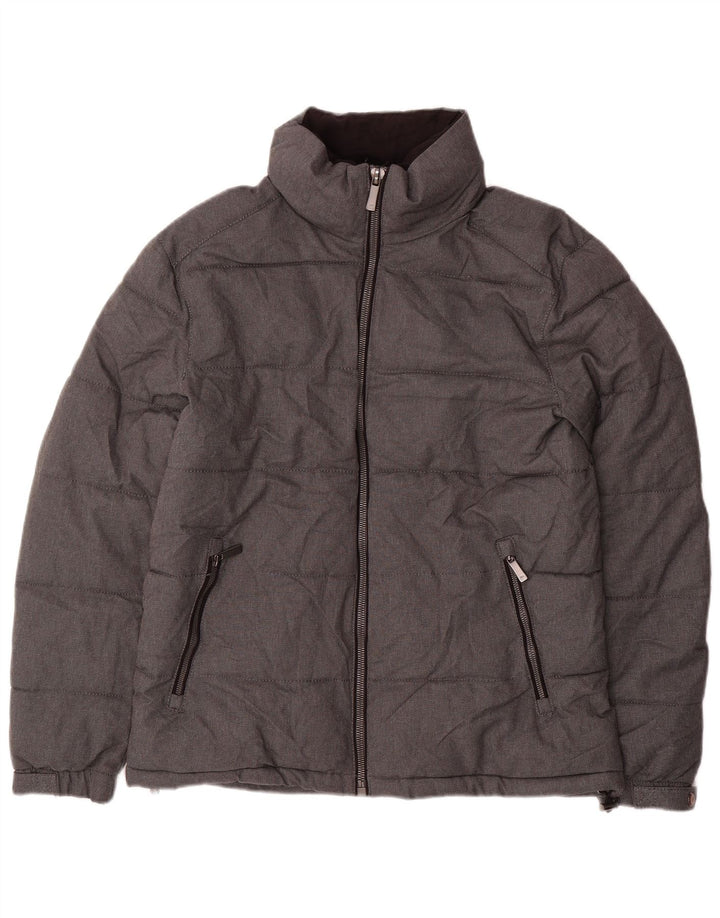 Jachetă căptușită pentru bărbați Zara UK 36 Poliester gri mic