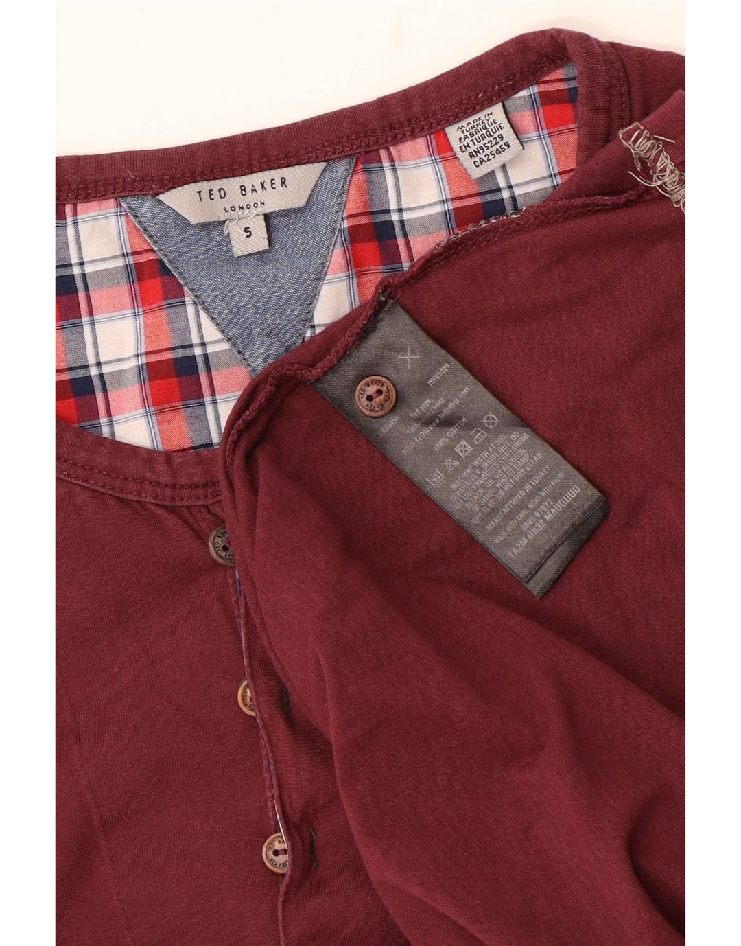 Top pentru femei Ted Baker cu mânecă lungă, mărimea 5 XL, bumbac maro