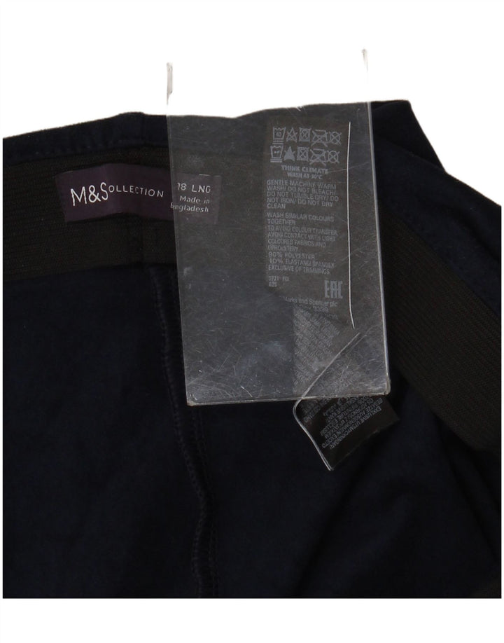 Leggings pentru femei Marks & Spencer UK 18 XL bleumarin poliester