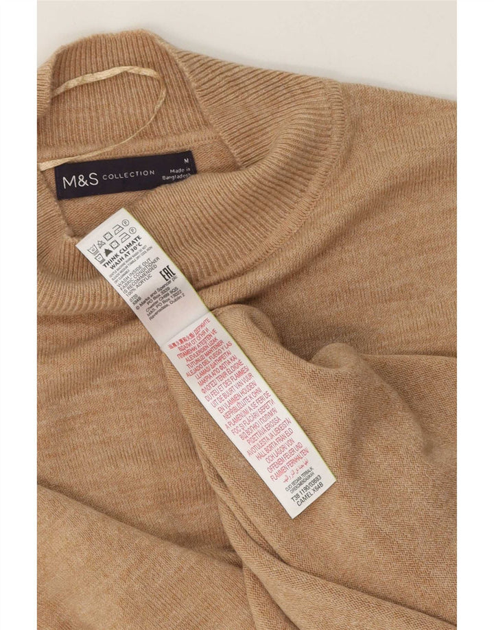 Pulover cu gât țestoasă pentru femei Marks & Spencer UK 14 Bej mediu