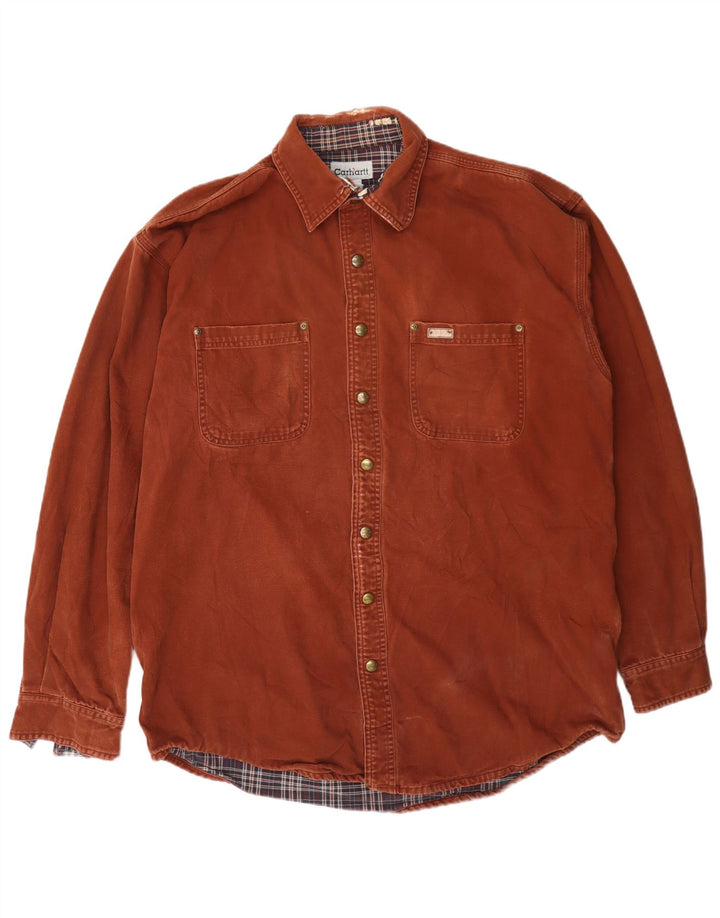 Cămașă pentru bărbați Carhartt Lumberjack Mare, bumbac, maro
