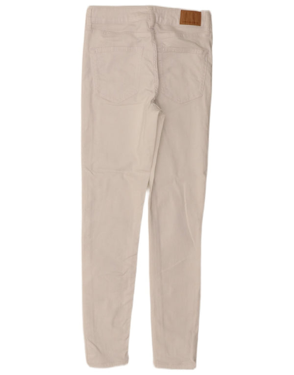 Blugi skinny pentru femei Superdry W28 L30 bumbac alb