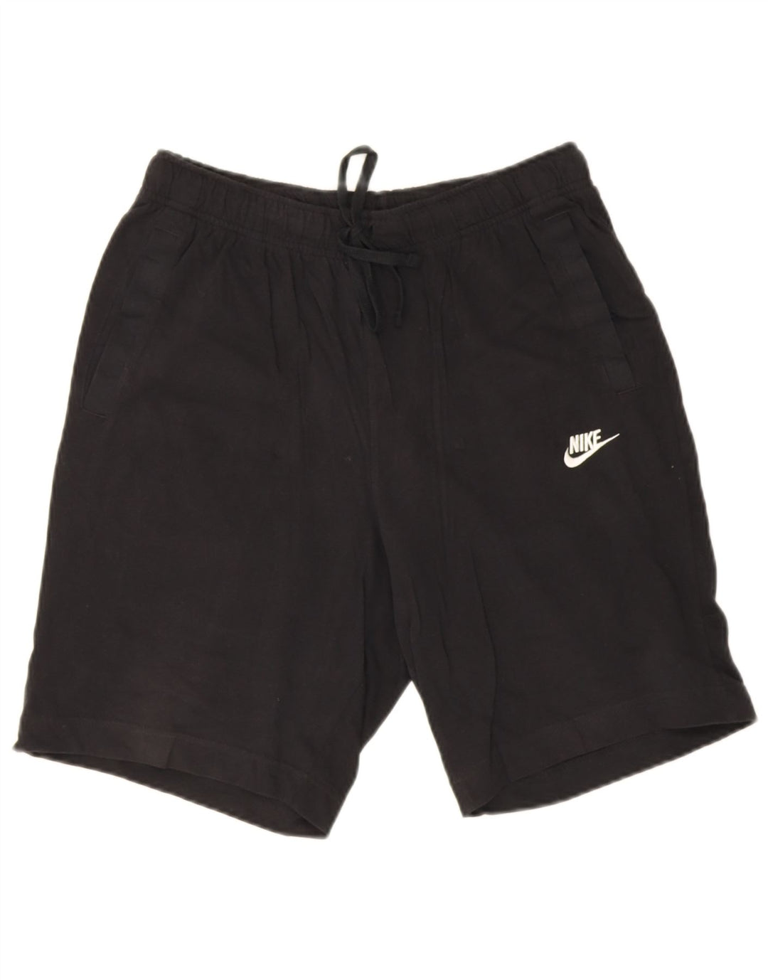 Pantaloni scurți sport Nike pentru bărbați, bumbac mediu negru