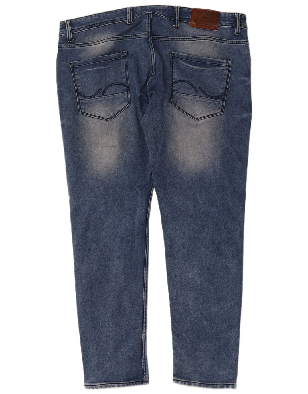 Blugi slim pentru bărbați Jack & Jones W44 L31 albastru
