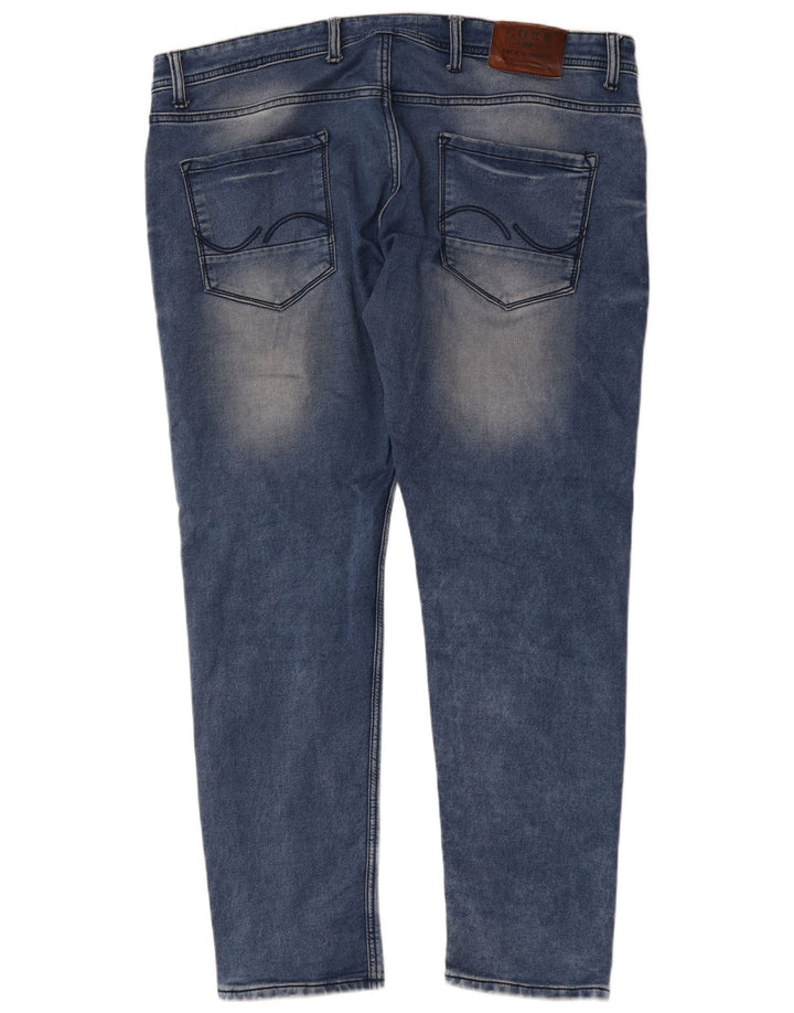 Blugi slim pentru bărbați Jack & Jones W44 L31 albastru