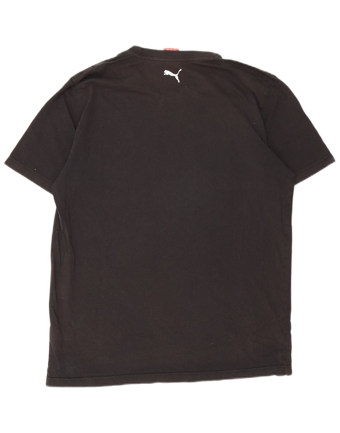Tricou grafic Puma pentru bărbați Top mare din bumbac negru