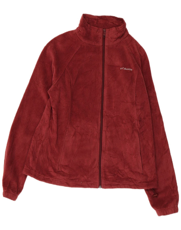 Jachetă polară COLUMBIA pentru femei UK 18 XL Bordeaux Poliester