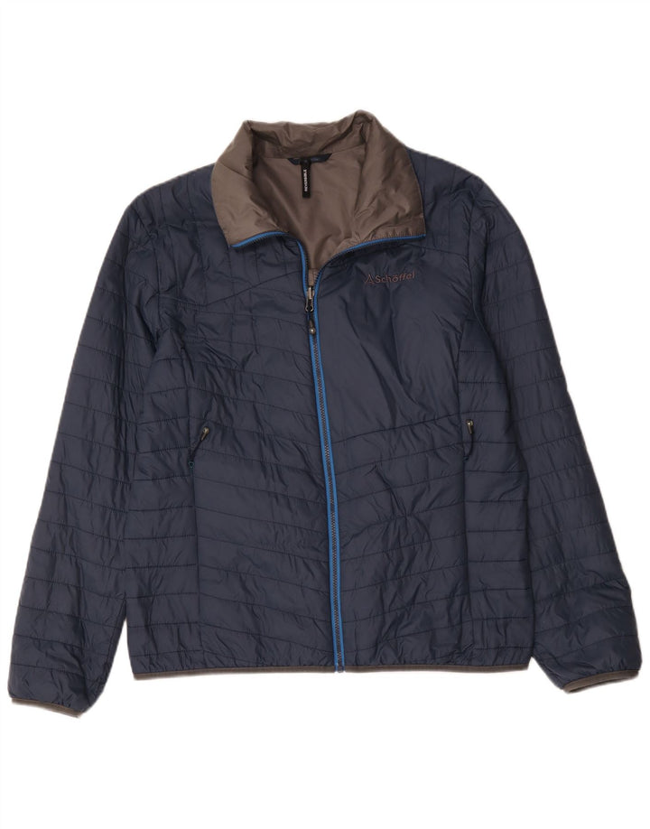 Jachetă căptușită pentru bărbați Schoffel UK 44 2XL Poliamidă bleumarin