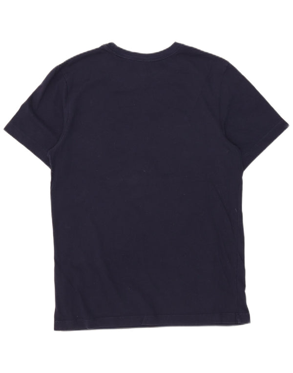 Tricou grafic Nike Dri Fit pentru bărbați Top mic din bumbac bleumarin