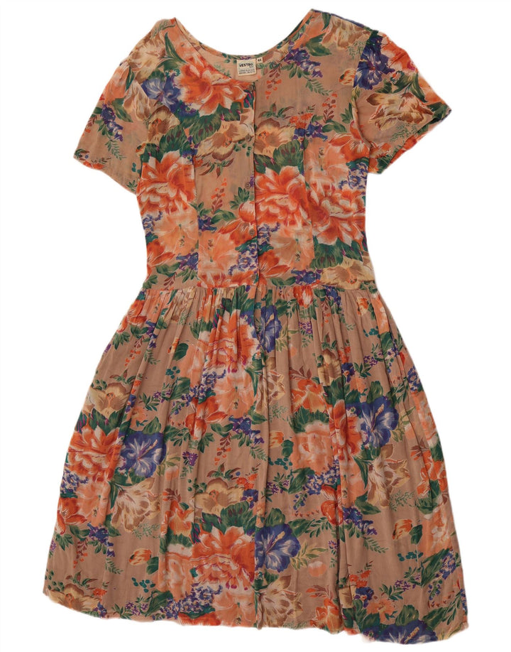 Rochie A-Line Vintage Femei IT 44 Medium Multicolor Floral