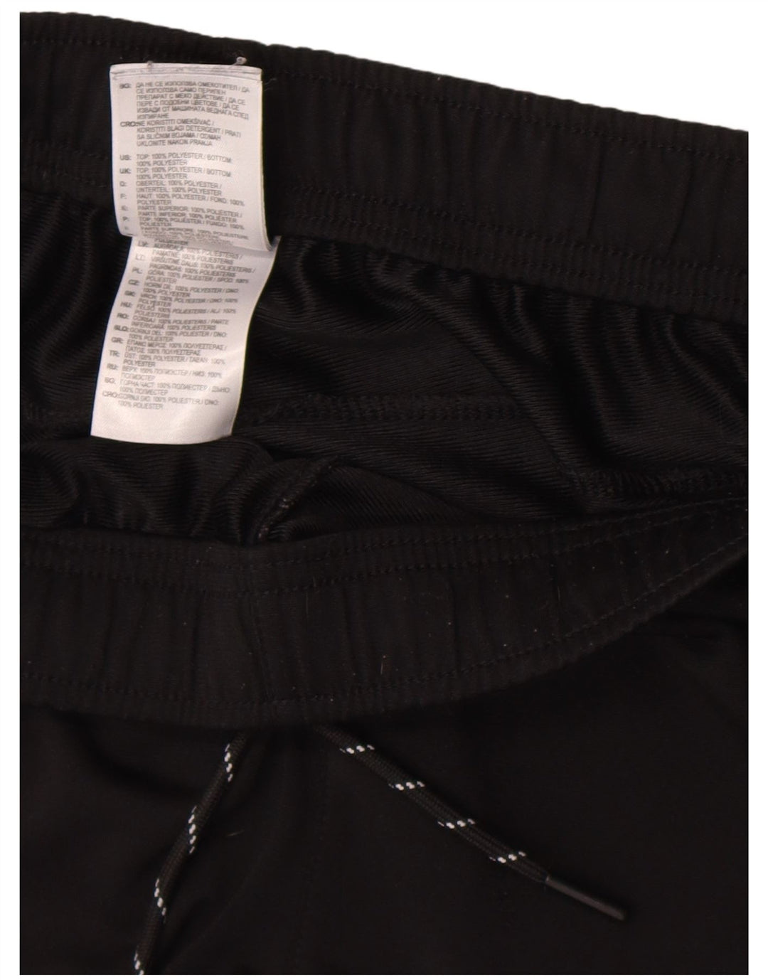 Pantaloni de trening Adidas pentru bărbați Joggeri poliester mediu negru