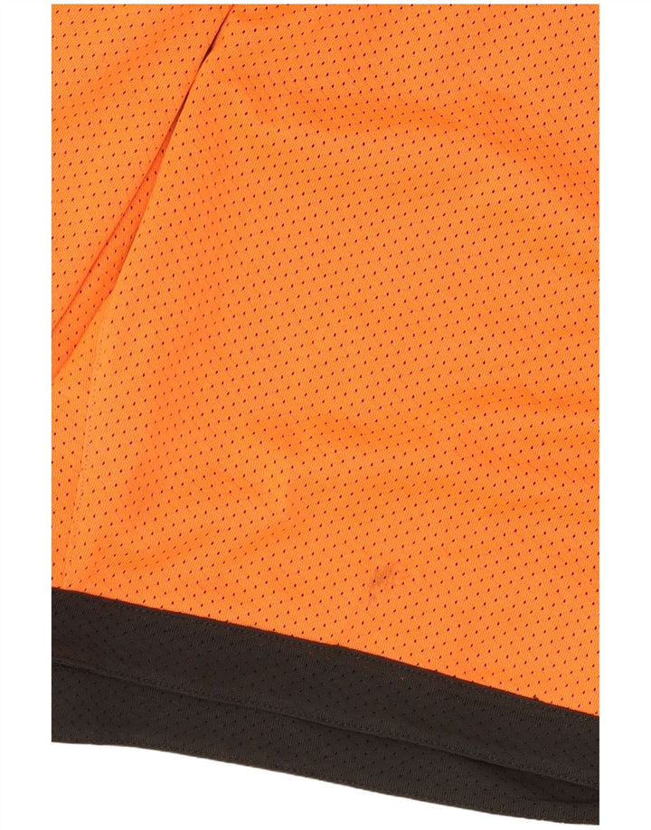 Pantaloni scurți sport grafic Reebok pentru bărbați, portocaliu mediu, poliester