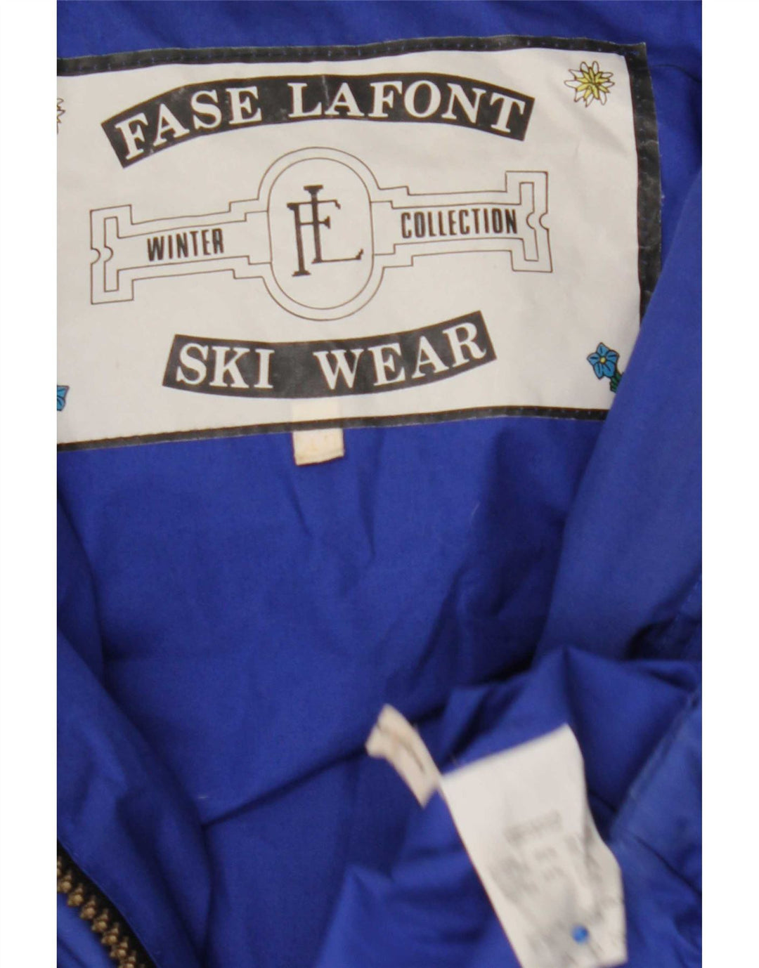 Vintage Mens Hooded Jacket IT 48 Medium Blue Polyester