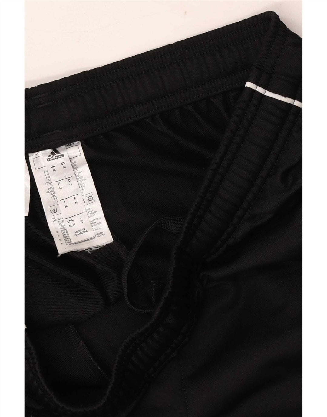 Pantaloni de trening Adidas pentru bărbați Joggeri poliester mediu negru
