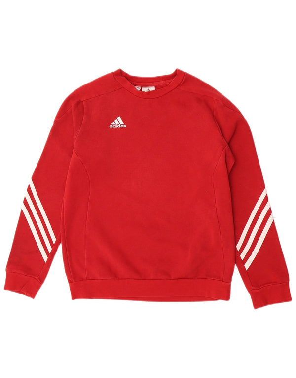 Hanorac pentru băieți Adidas Jumper 11-12 ani mare bumbac roșu