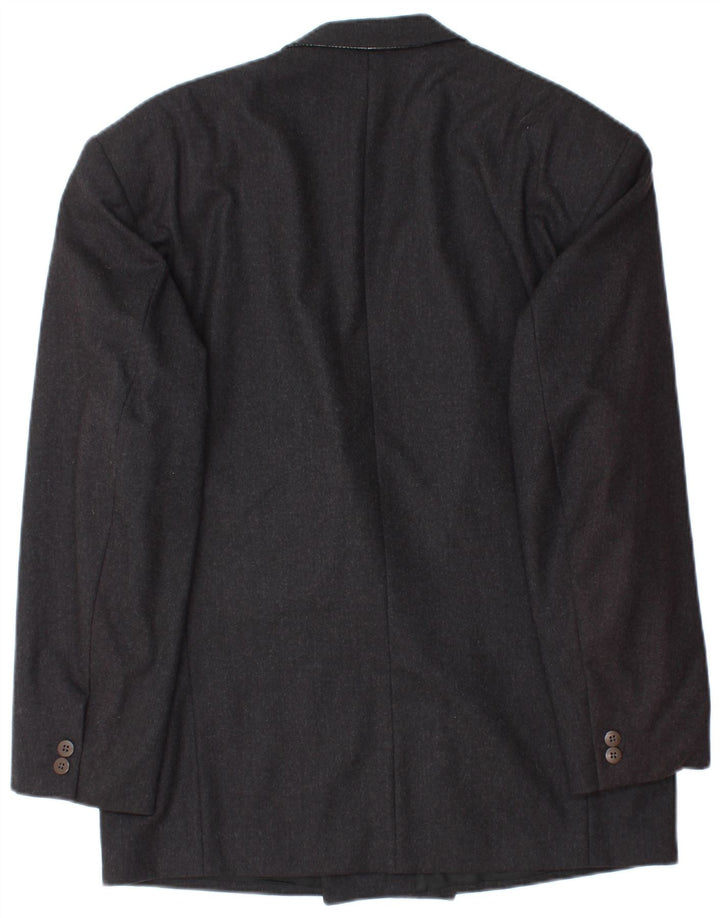 Jachetă Reiss pentru bărbați cu două pieptări IT 48 Medium Black Lână nouă