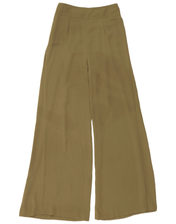 Marks & Spencer Pantaloni casual pentru femei cu talie înaltă UK 8 Small W26 L32 Khaki