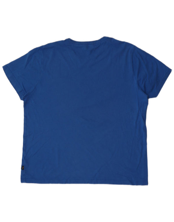 Puma Mens T-Shirt Top XL Blue Cotton