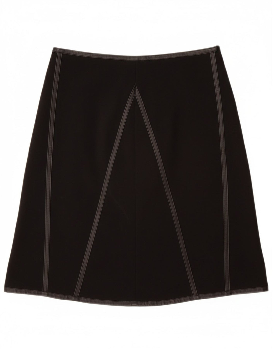 Fusta A-Line pentru femei VINTAGE W28 Medium Black