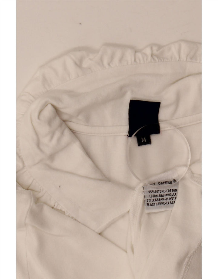 IVY OXFORD Tricou polo pentru femei UK 12 Bumbac alb mediu