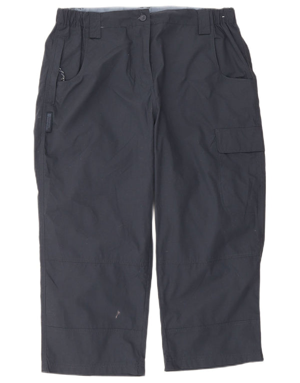 Mountain Warehouse Pantaloni Capri pentru femei UK 14 Large W32 L22 Bleumarin
