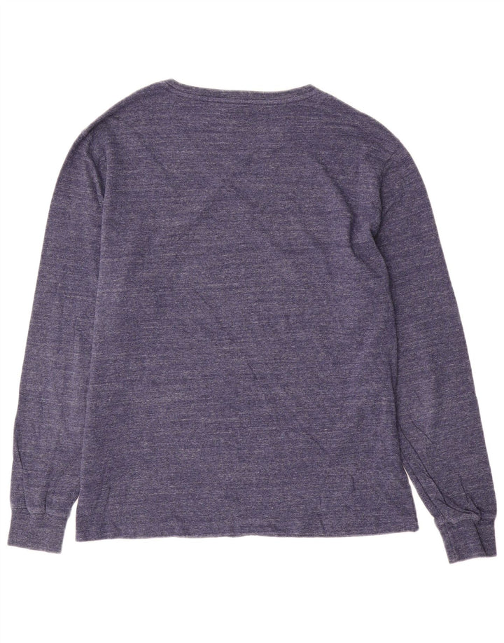 Top pentru bărbați Polo Ralph Lauren cu mânecă lungă, mediu, bleumarin, bumbac