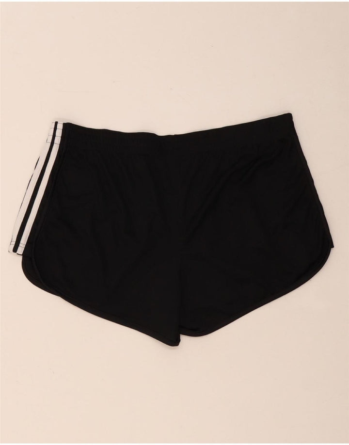 Pantaloni scurți sport ADIDAS pentru femei Marea Britanie 16/18 Poliester negru mare
