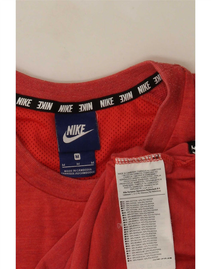 Tricou pentru bărbați Nike Top, bumbac cu dungi roșii medii