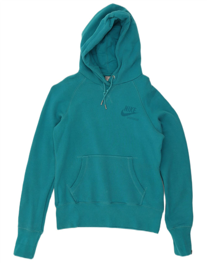 Pulover Nike pentru femei UK 12, bumbac albastru mediu